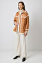 Suede Shirt with Plush Detail - 2