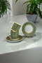 Crow's Feet 4 Pieces Porcelain Coffee Cup Set for 2 People - 2