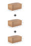 3-Piece Herringbone Beige Patterned Underbed Sweater Pique Blanket Clothes Storage Bag / 52X28X21 - 6