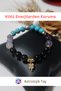 Certified Protection from Negative Energies Natural Stone Bracelet (Turquoise, Amethyst, Obsidian) - 3