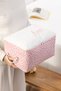 4-Piece Powder Home Sweet Home Printed under Base Sweater Pique Blanket Clothes Outfit Storage - 3