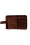 Owl Figured Small Wallet Ethnic Bohemian Retro Style - Claret Red - 6
