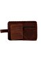 Small Wallet with Cat and Dog Figures Ethnic Bohemian Retro Style - Anthracite - 2