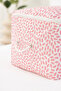 3-piece leaf powder patterned under base sweater quilt blanket clothes garment bag / 52x28x21 - 5