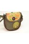 Ethnic Bohemian Style Figured Cross Braided Shoulder Bag - Green - 2