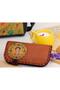Frida Figured Large Postman Shoulder Bag Ethnic Bohemian Style Bag Black Wallet Tan Combination - 8