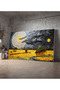 Wheat Field over Starry Night Oil Paint View Decorative Canvas Painting