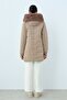 Beijing Mobile Fur Hooded Quilted Coat - 4