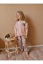 Heart Printed Girl's Bottom Top Set