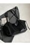 Women's Zipper Soft Tote Shoulder Bag, Casual Large Capacity Hand Bag for Office Ladies - 3