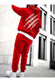 Lines Printed Unisex Oversize Tracksuit Set - 3