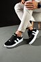 503 Black Color White Sole Lace-Up Casual Men's Sneakers