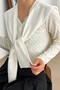 100% Acrylic Knitwear Knitted Office & Casual Fashion Shoulder Shawl - Striped & Plain - 2