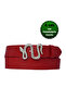 100% Genuine Leather, Silver Snake Buckle Tosado Women's Jeans, Sports Belt 4 Cm=an-byn-46