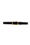 100% Genuine Leather, 3 cm Black Patent Leather Classic Belt for Women, Business, Business Women, Fabric, Tooling Belt-R50 - 7