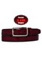 100% Genuine Leather, 3 cm Claret Red Patent Leather Classic Women's Belt, Business, Business Women, Fabric, Suit Belt-R50