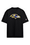 Baltimore Ravens Football Black Oversize T-Shirt Nfl - 3