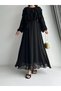 Black Rana Chiffon Dress - 5