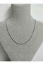 Unisex Thin Italian Snake Model Steel Necklace - 2