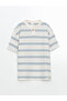 Lcw Kids Judge Collar Striped Boys T-Shirt