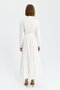 Ecru Embroidery Dress - Sliced under Skirt - 8