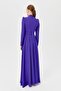 Stone Accessory Collar Detailed Dress Purple - 8