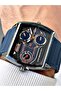 Men Wrist Watch 2208 - 5 Atm Waterproof with Function Cornered Silicone Band - 3