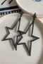 Big Star Smoke Color Stone Women's Evening Dress Earrings - 4