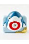 آلة Shark Bubble Boxed، تصميم غريب، جو مرح، سهل الحمل، 3 أشهر+، برتقالي - 5