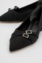 Women's cross strap daily shoes black zra - 3