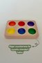 Waldorf Montessori Training - Set of 6 Primary Color Wooden Play Plates, Open End Nursery Decor - 6