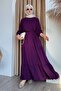 Belted Belmando Purple Dress - 5