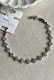 Caprea Brass 16 3 cm Daisy Bracelet Women's Gold Color Karamaz Bracelet