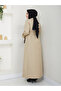Modest Double Breasted Collar Waterproof Belted Full Length Trench Coat Rc1403013 - 7