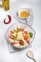 Acrylic Baroque Navy Blue Large Square Fruit & Salad Bowl & Mixing Bowl / 3.3 Lt (NOT GLASS) - 4