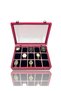 Diji 15-Piece Watch Box Watch Case Pink