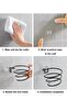 Adhesive Multi-Purpose Hair Dryer Hanger - Hair Dryer Hanger Machine Hanger-Matte Hair Dryer-Bathroom Organizer - 2