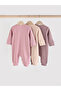 100% Organic Cotton Pink / Purple Corded 3-Piece Sleeping Bag Set - 2