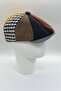 Winter Patchwork British Style 8-Piece Peaky Blinders Cap Hat - 3