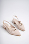 Women's Leather Patent Leather Heeled Shoes