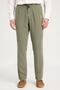 Regular Fit Regular Cut Normal Waist Straight Leg Men's Camel Color Lace-Up Chino Pants - 2