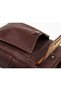 Wosvos Figured Unisex Bag Both Back and Cross and Ethnic Bohemian Style - Dark Brown - 4