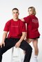 Attractive Collection Unisex Red Basic T-Shirt - 6