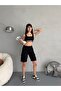 Women's Cargo Pocket High Waist Lycra Bermuda Shorts - 8