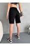 Women's Cargo Pocket High Waist Lycra Bermuda Shorts - 4