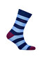 Men's Cotton Socks with Circle Navy Blue - 2