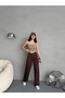 Women's High Waist Lycra Stretchy Wide Leg Palazzo Pants - 6