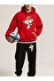 Men's Taekwondo Bear Printed Hoodie & Sweatpants Set - Hooded Tracksuit Set - 2