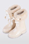 Campera Charol Velvet Girls' Waterproof Rain Snow Boots W10275 Black BEIGE - 7
