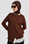 Aller Detailed Knitwear Sweater 24Kd2005 Red Brown - 2